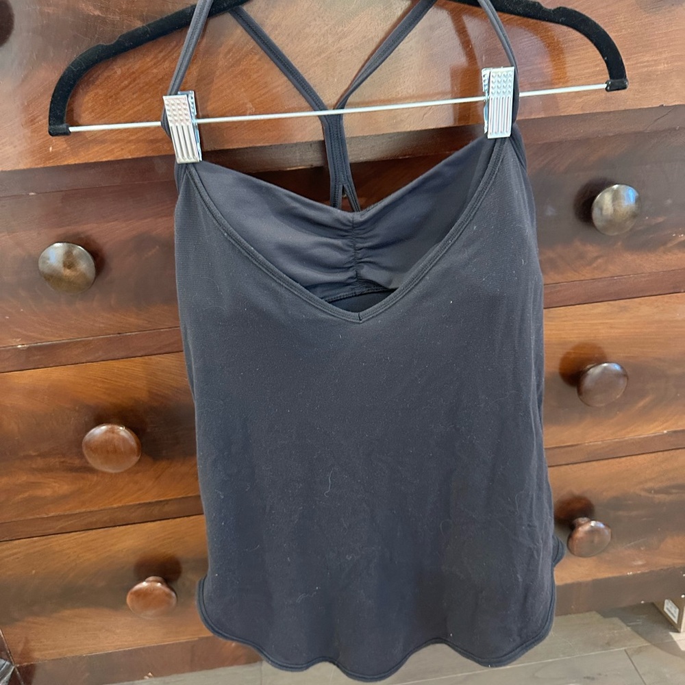 Lululemon Black Flow Y Tank